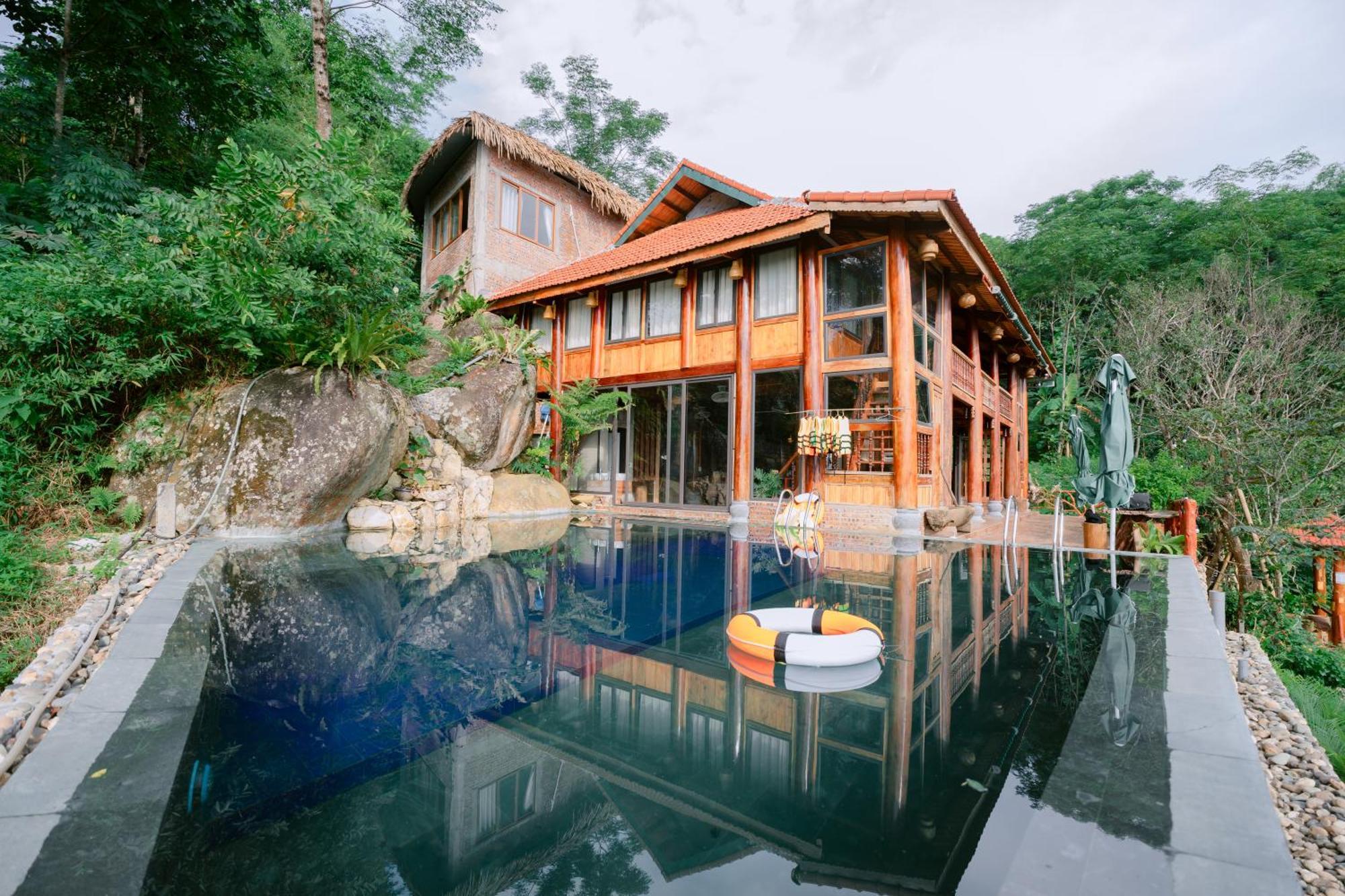 Pu Luong Sala Homestay Huong Ba Thuoc Exterior foto